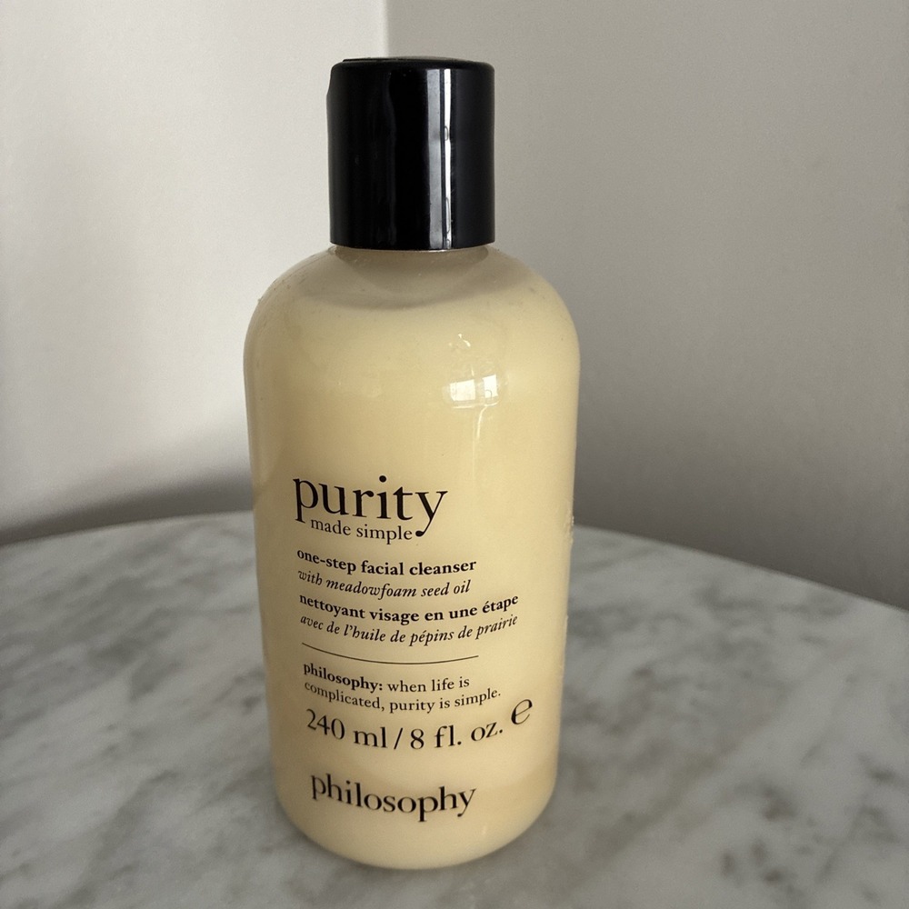 PHILOSOPHY ~ PURITY MADE SIMPLE ONE STEP FACIAL CLEANSER ~ 8 OZ